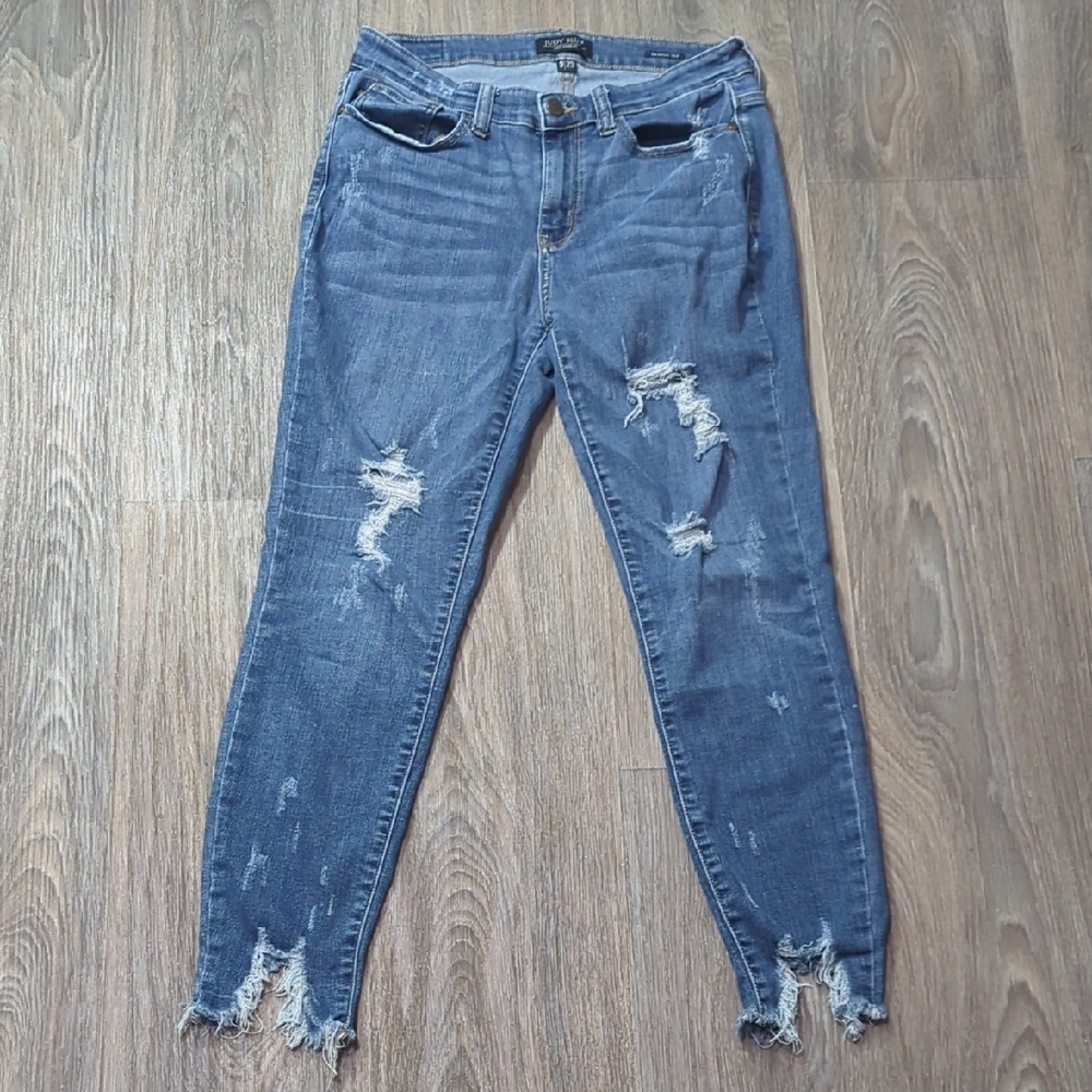 Judy Blue Distressed Blue Jeans